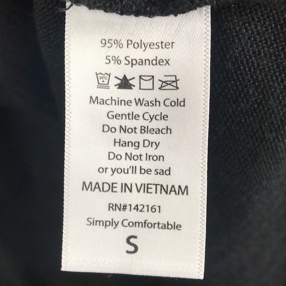 Lularoe Black Sarah Duster Cardigan: size Small - Picture 6 of 8